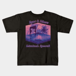 Igor & More Tarantula Liminal Spaces Purple Haze Kids T-Shirt